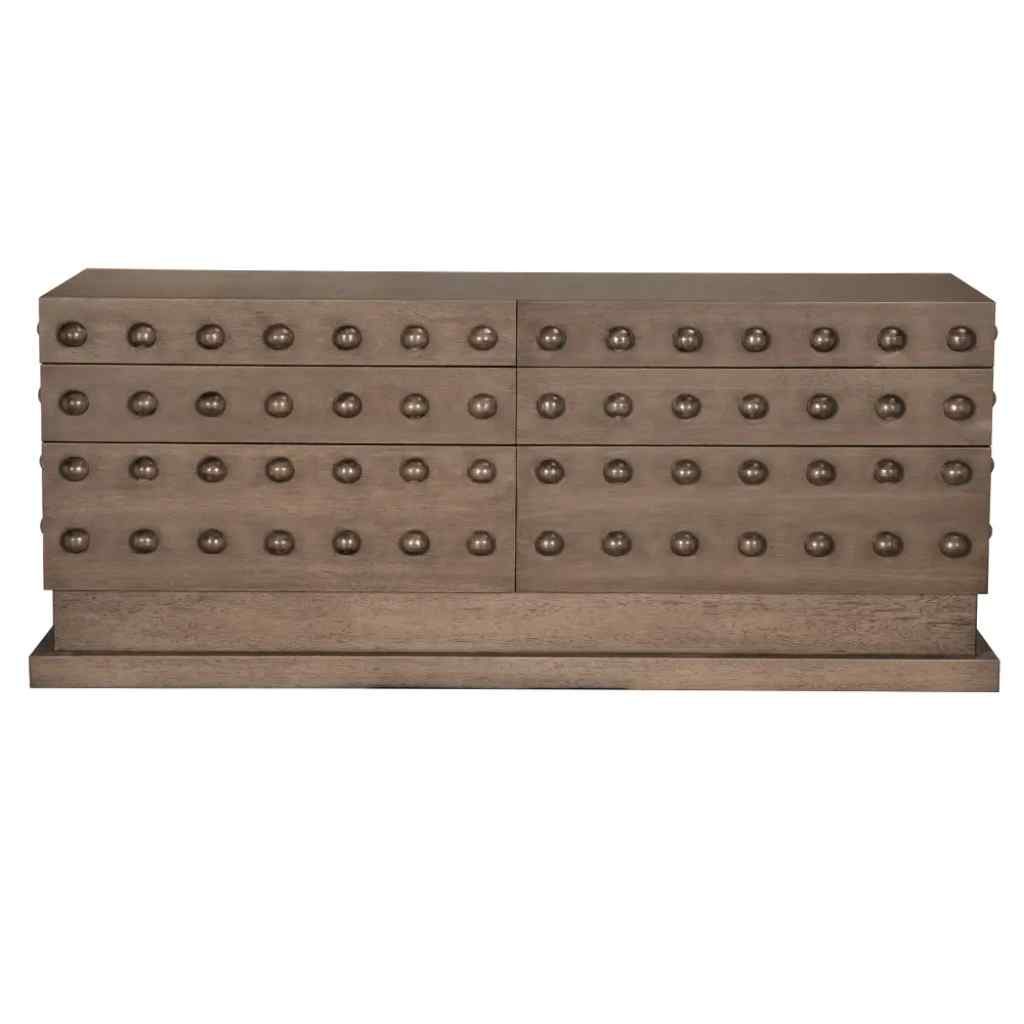 Didier Six Drawers Wood Sideboard