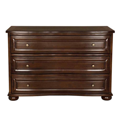 Lauren Three Drawers Wood Dresser