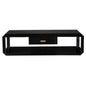 Obtuse Two Drawers Black Coffee Table