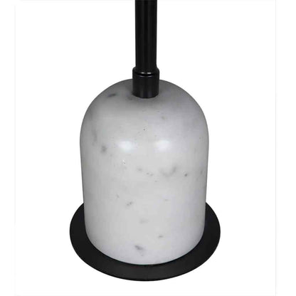 Letitia Black Marble Top Side Table