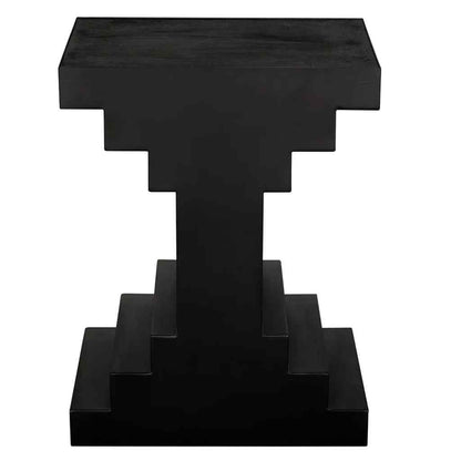 Melbourne Wooden Black Side Table