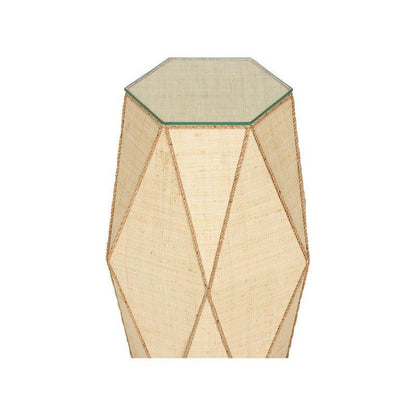 Gabriel Global Hexagon Shaped Drinks Table - LOOMLAN - Wildwood - Side Tables