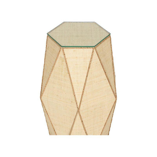 Gabriel Global Hexagon Shaped Drinks Table - LOOMLAN - Wildwood - Side Tables