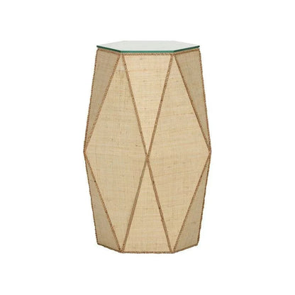 Gabriel Global Hexagon Shaped Drinks Table - LOOMLAN - Wildwood - Side Tables