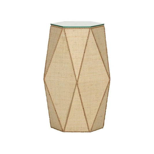 Gabriel Global Hexagon Shaped Drinks Table - LOOMLAN - Wildwood - Side Tables