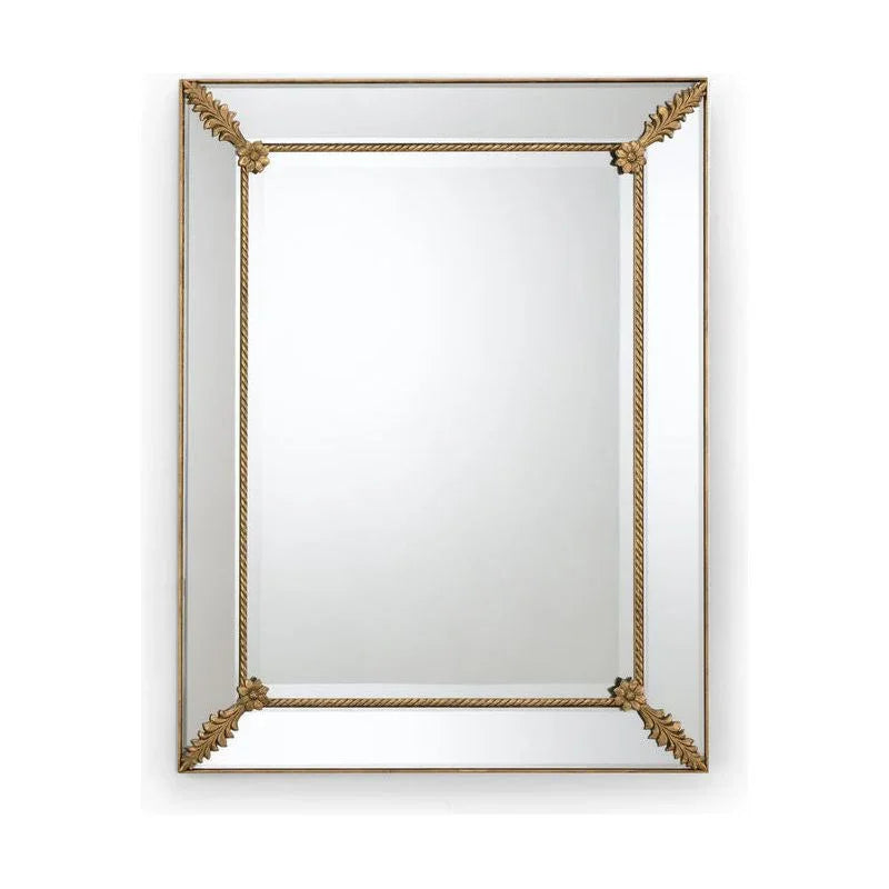 Gabrielle Iron Framed Wall Mirror - LOOMLAN - Chelsea House - Wall Mirrors