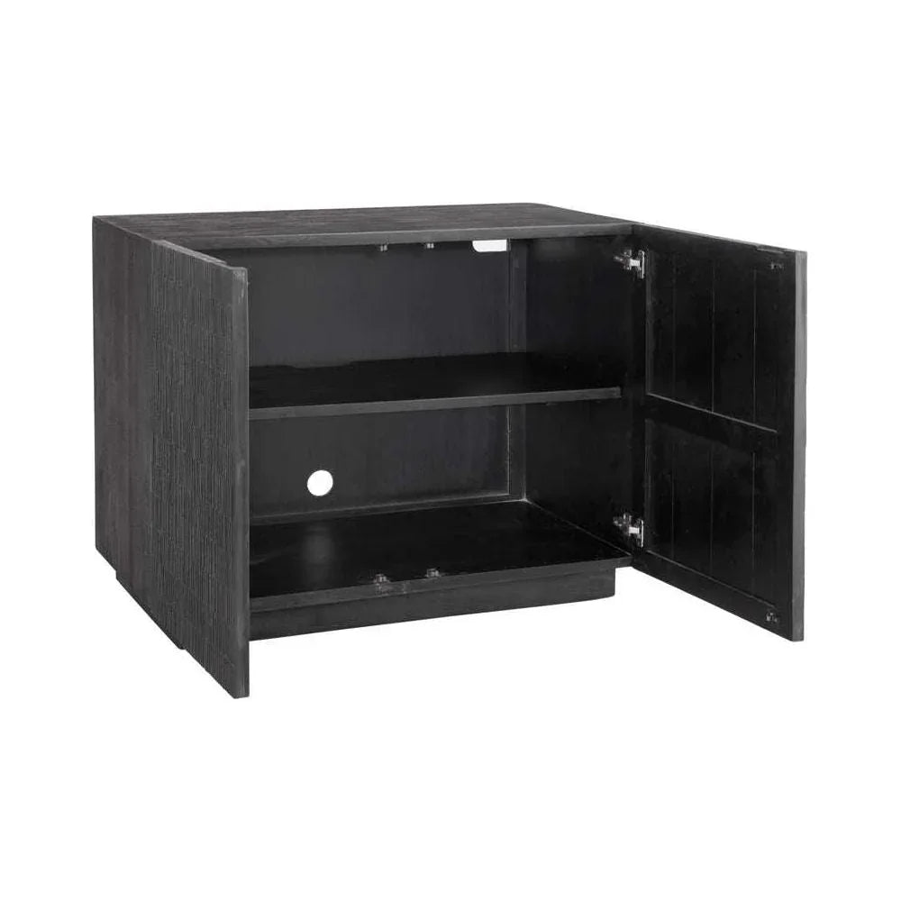 Gaines Wood Black Server - LOOMLAN - Bassett Mirror - Sideboards