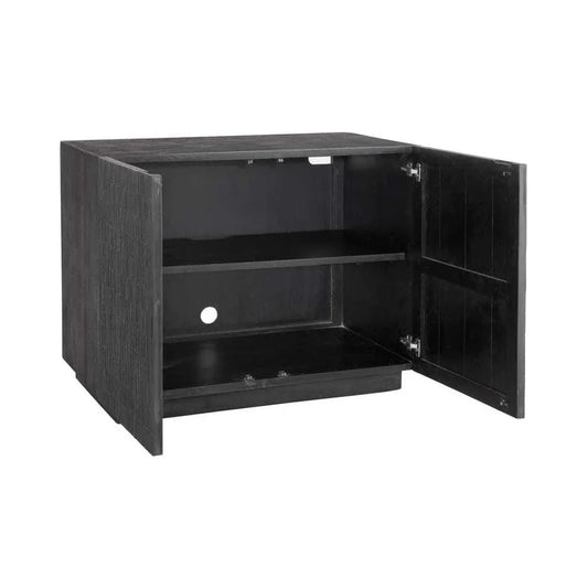 Gaines Wood Black Server - LOOMLAN - Bassett Mirror - Sideboards