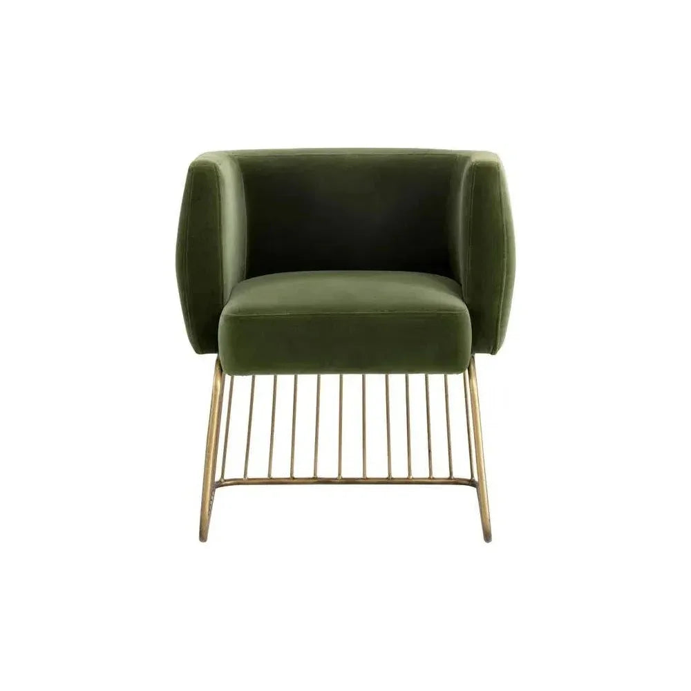 Gala Fabric Dining Armchair - LOOMLAN - SUNPAN - Dining Chairs