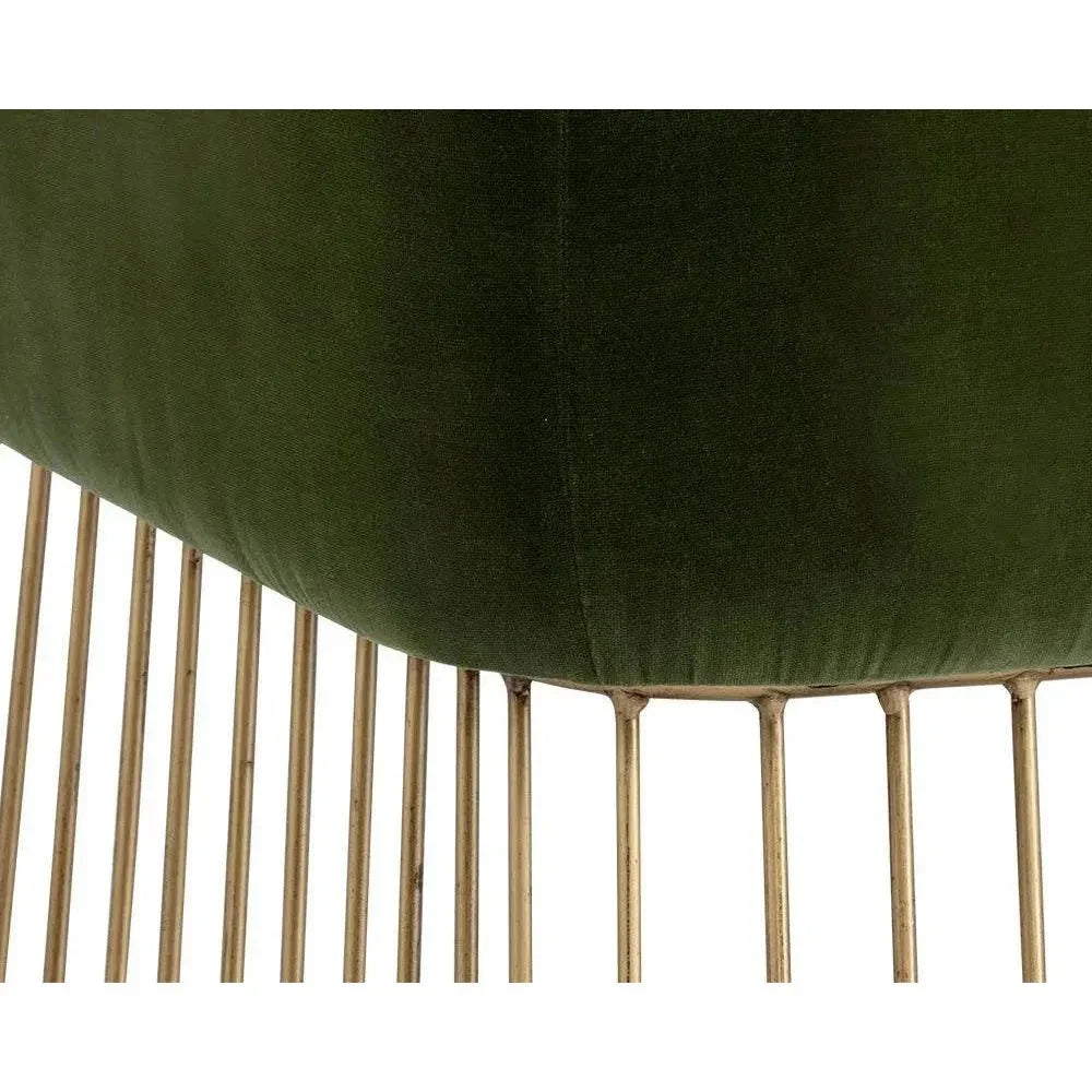 Gala Fabric Dining Armchair - LOOMLAN - SUNPAN - Dining Chairs