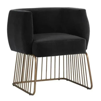 Gala Fabric Dining Armchair - LOOMLAN - SUNPAN - Dining Chairs