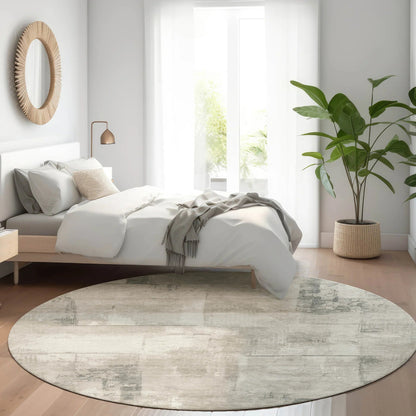 Galanor Brown Washable Indoor-Outdoor Rug