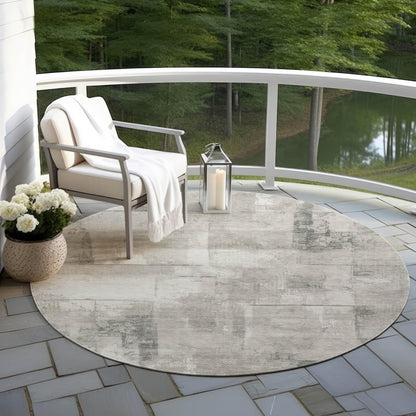 Galanor Brown Washable Indoor-Outdoor Rug