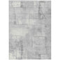 Galanor Gray Washable Indoor-Outdoor Rug