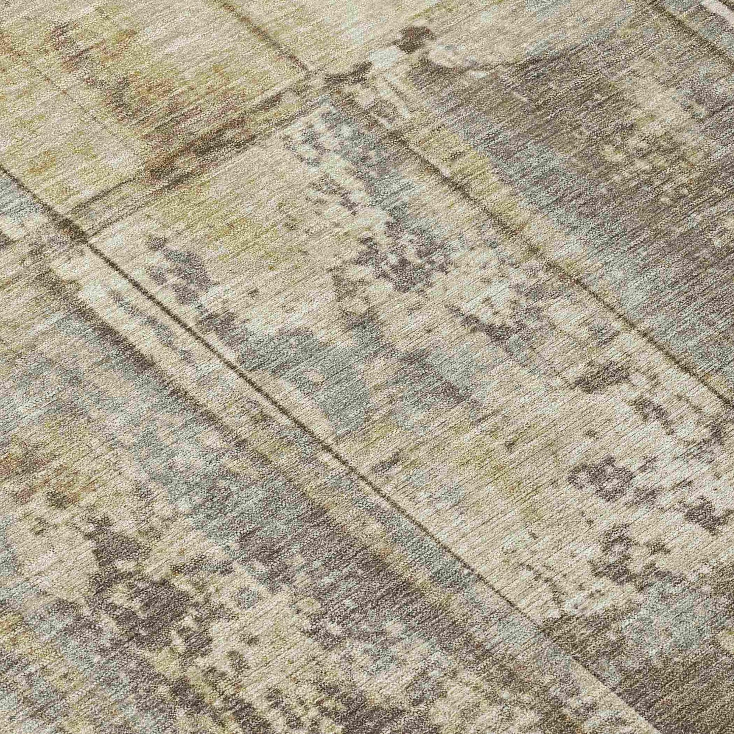 Galara Beige Washable Indoor-Outdoor Rug