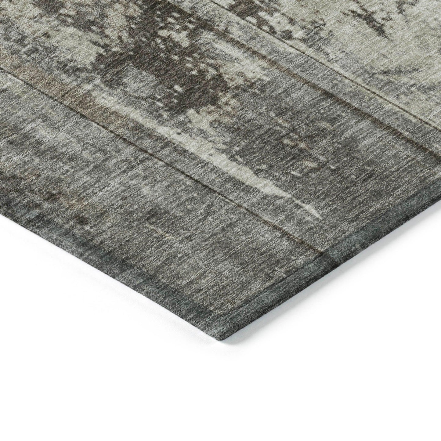 Galara Brown Washable Indoor-Outdoor Rug