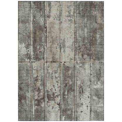 Galara Brown Washable Indoor-Outdoor Rug