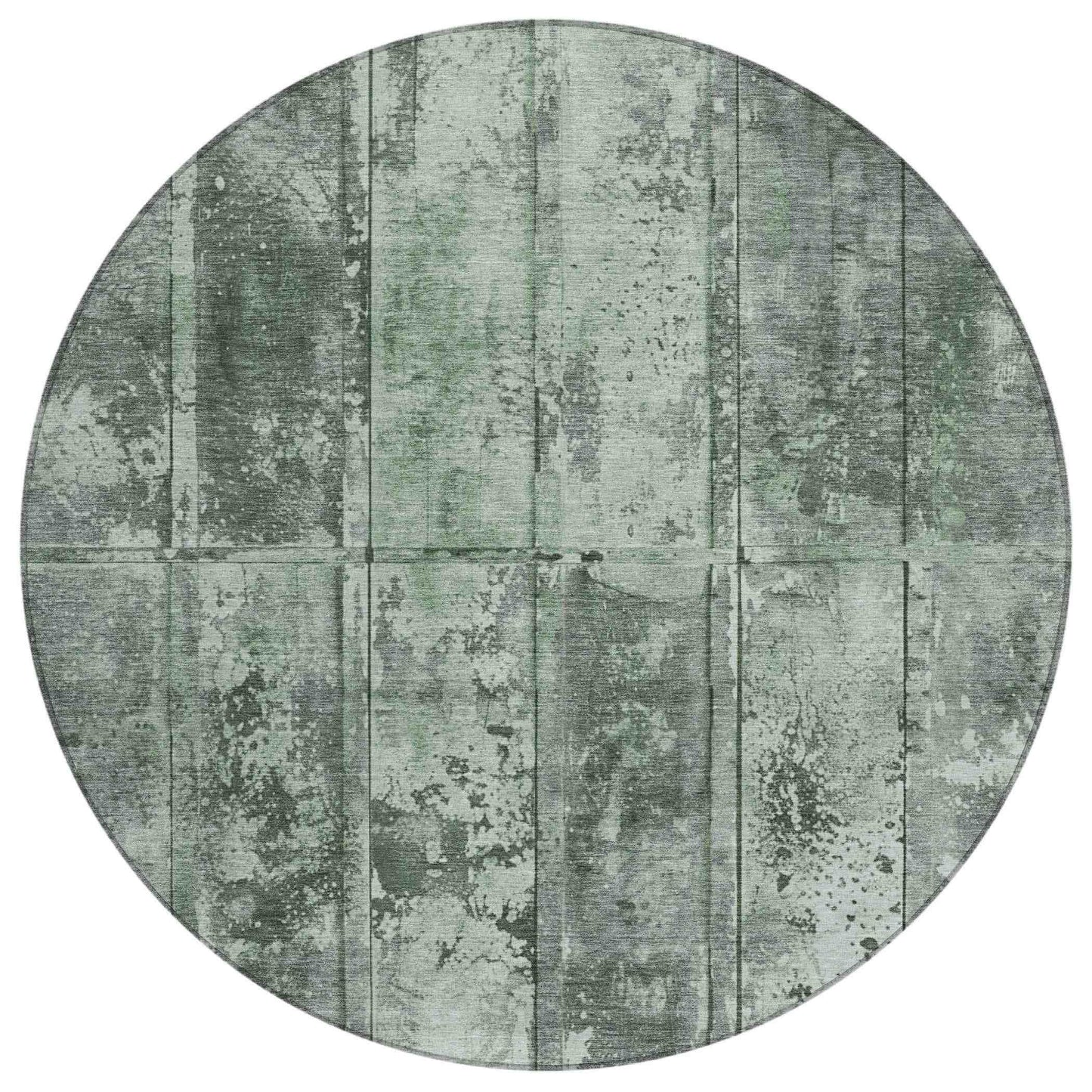 Galara Green Washable Indoor-Outdoor Rug