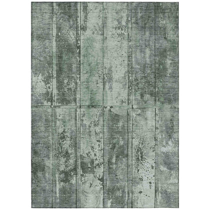 Galara Green Washable Indoor-Outdoor Rug