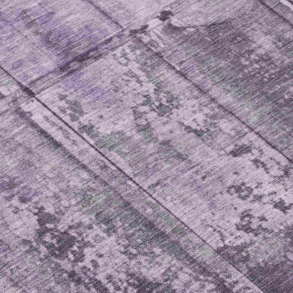 Galara Purple Washable Indoor-Outdoor Rug