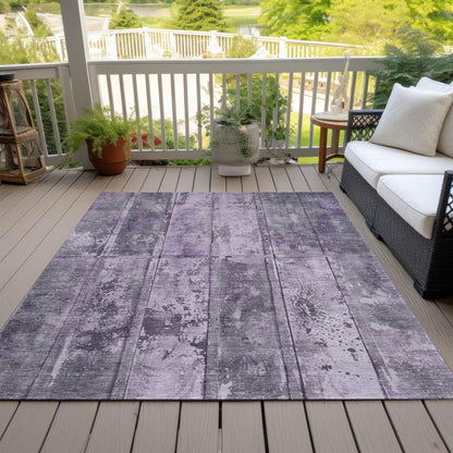 Galara Purple Washable Indoor-Outdoor Rug