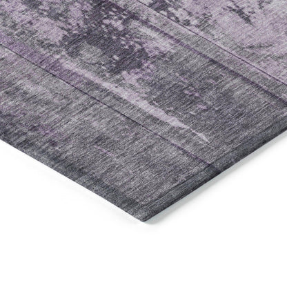 Galara Purple Washable Indoor-Outdoor Rug