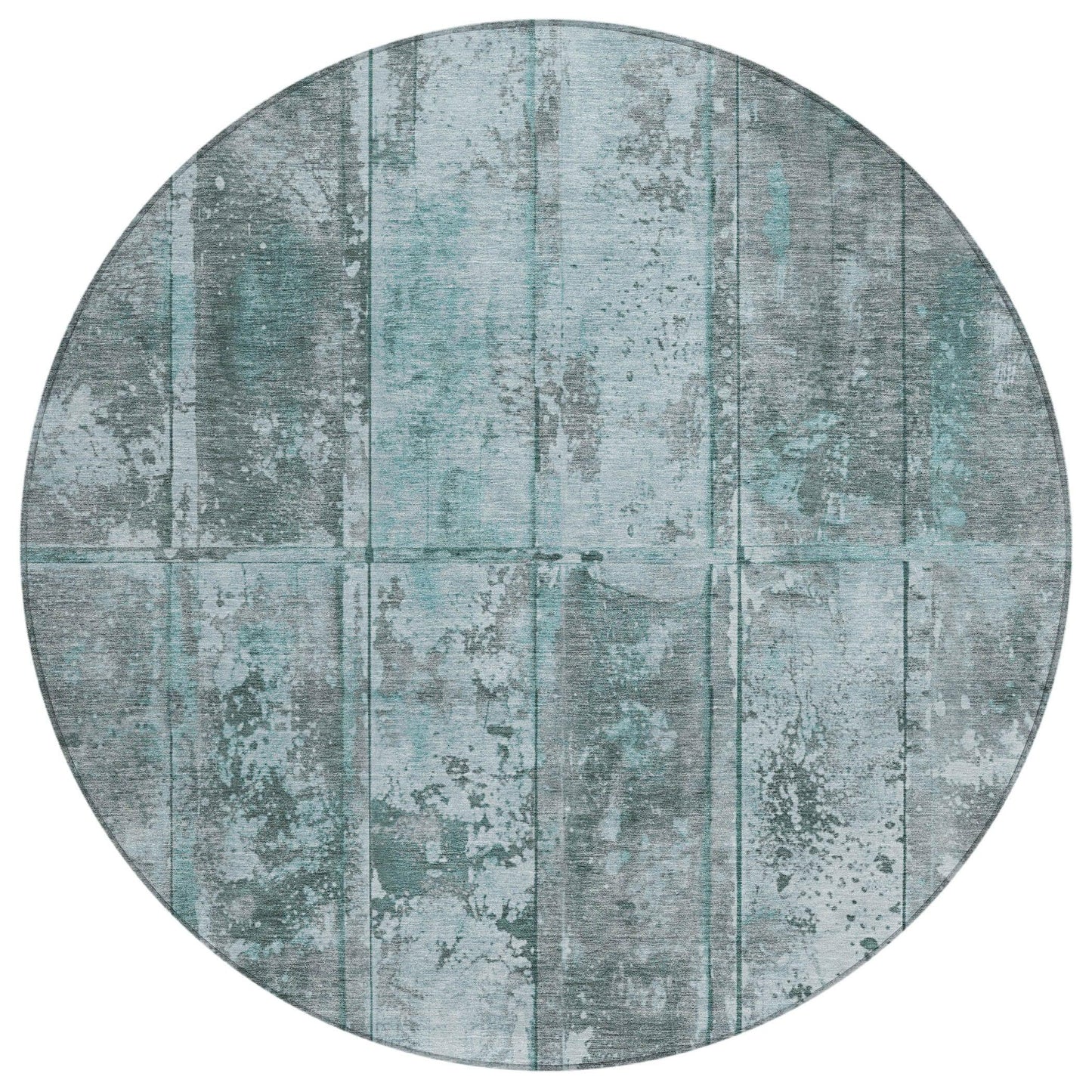 Galara Teal Washable Indoor-Outdoor Rug