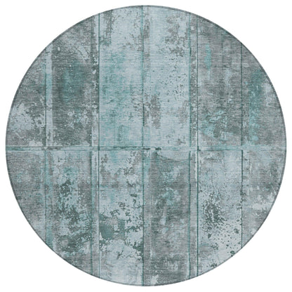 Galara Teal Washable Indoor-Outdoor Rug
