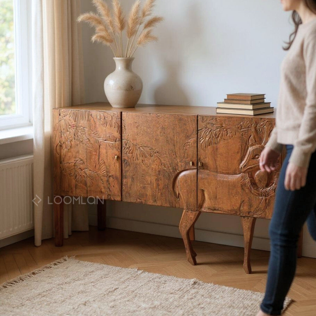 Galaren Deer Front Doors Sideboard