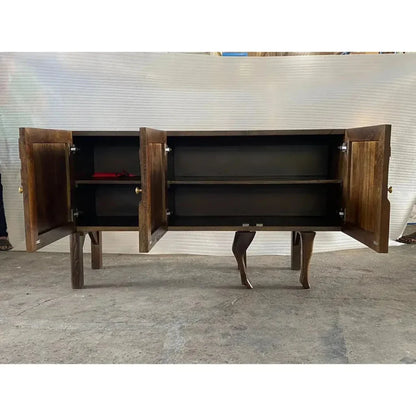 Mother Nature 60" Sideboard Deer Front Doors - LOOMLAN - LOOMLAN - Sideboards