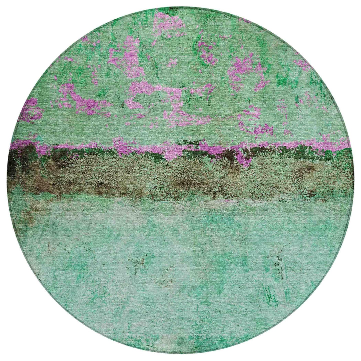 Galaris Green Washable Indoor-Outdoor Rug