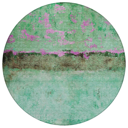 Galaris Green Washable Indoor-Outdoor Rug