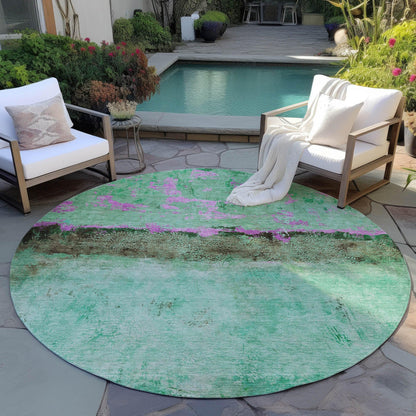 Galaris Green Washable Indoor-Outdoor Rug