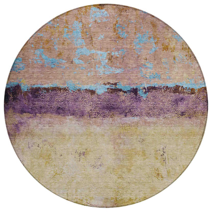 Galaris Orange Washable Indoor-Outdoor Rug