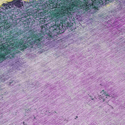Galaris Plum Washable Indoor-Outdoor Rug
