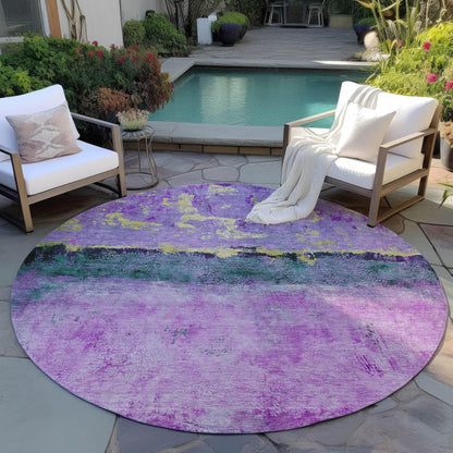 Galaris Plum Washable Indoor-Outdoor Rug