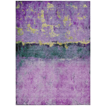 Galaris Plum Washable Indoor-Outdoor Rug