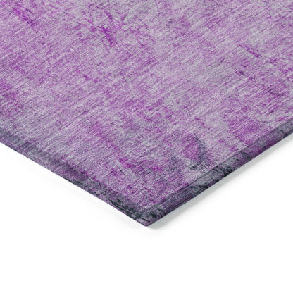Galaris Purple Washable Indoor-Outdoor Rug