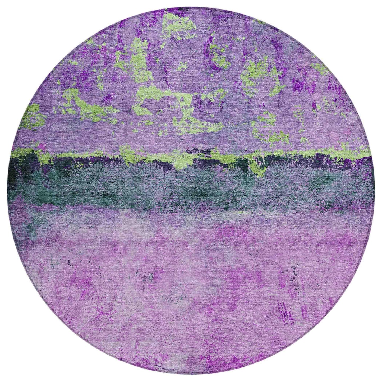 Galaris Purple Washable Indoor-Outdoor Rug