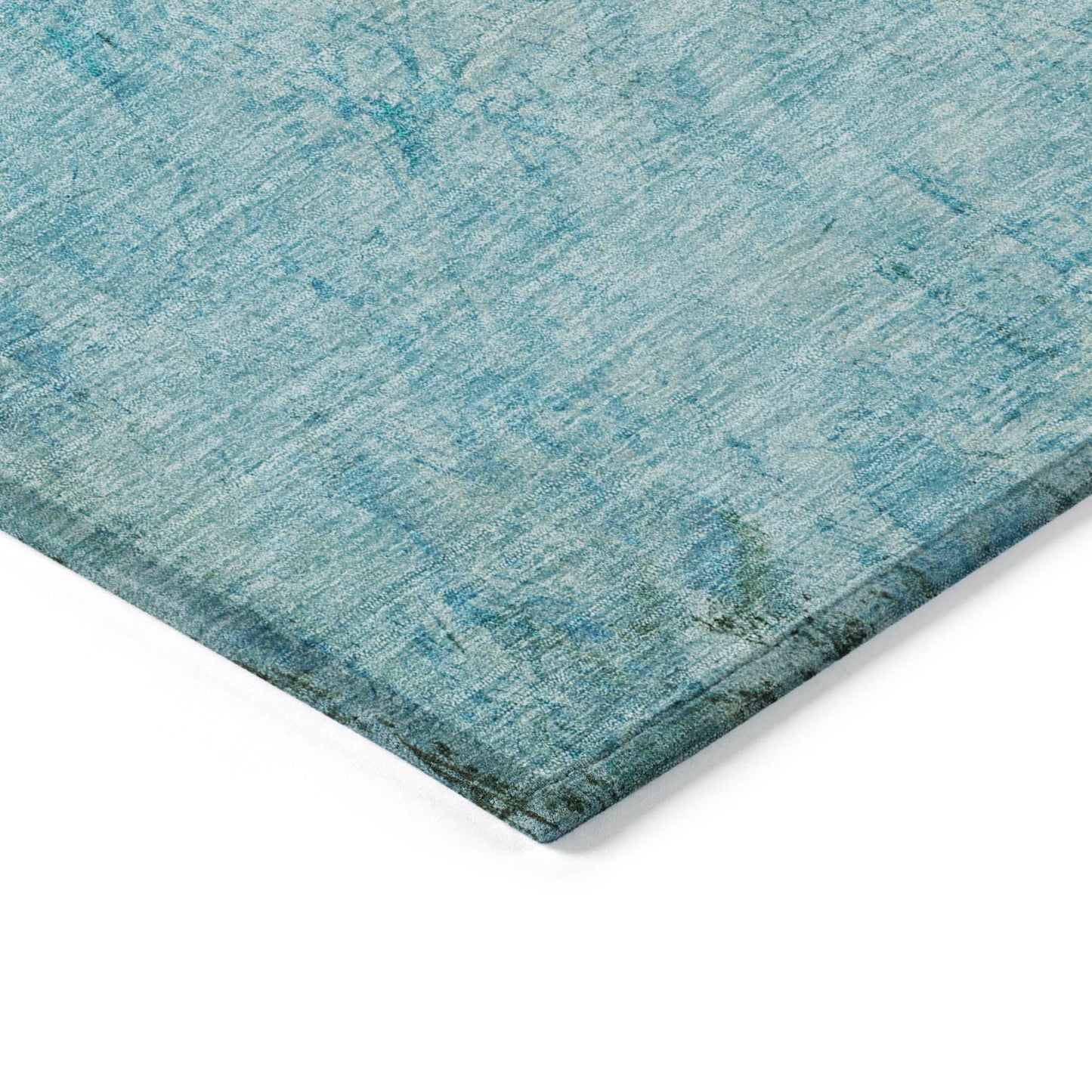 Galaris Teal Washable Indoor-Outdoor Rug