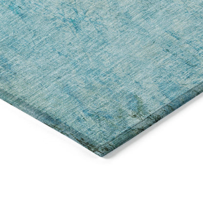 Galaris Teal Washable Indoor-Outdoor Rug