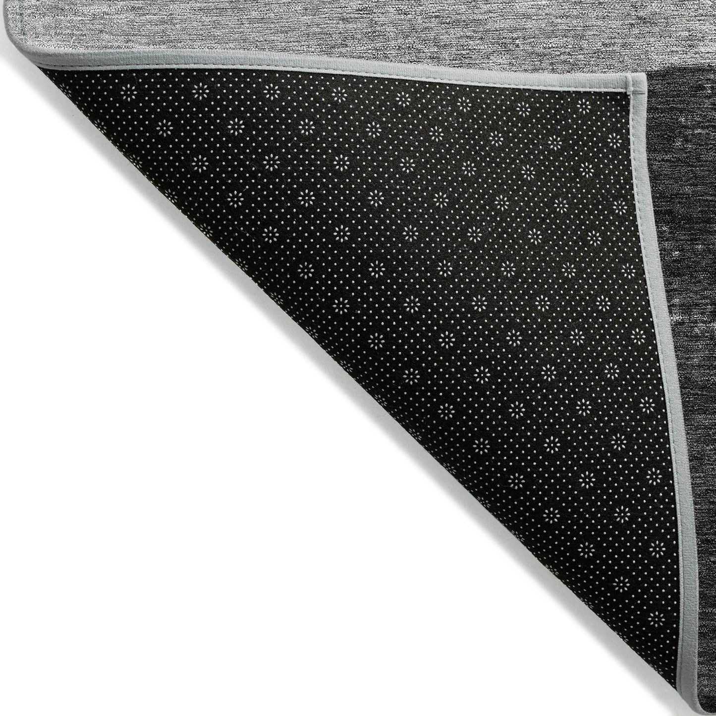 Galas Gray Washable Indoor-Outdoor Rug