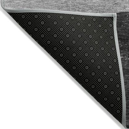 Galas Gray Washable Indoor-Outdoor Rug