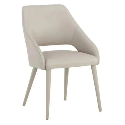 Galen Leather Armless Dining Chair - LOOMLAN - SUNPAN - Dining Chairs