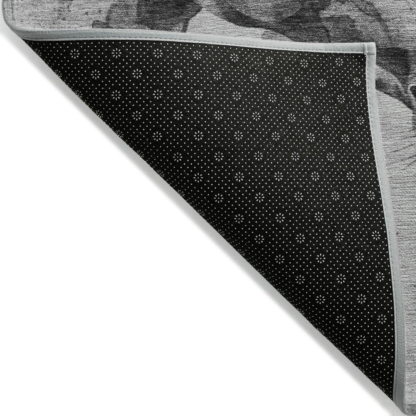 Galion Gray Washable Indoor-Outdoor Rug