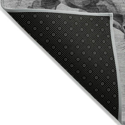 Galion Gray Washable Indoor-Outdoor Rug