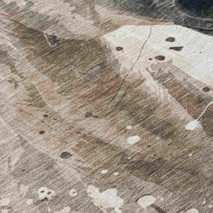 Galira Ivory Washable Indoor-Outdoor Rug