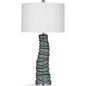 Gallie Ceramic Grey Table Lamp - LOOMLAN - Bassett Mirror - Table Lamps