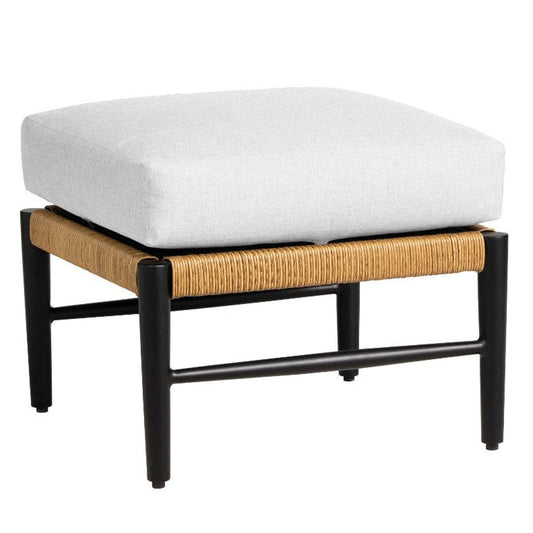 Galloway Aluminum Outdoor Ottoman-Outdoor Ottomans-Lloyd Flanders-LOOMLAN