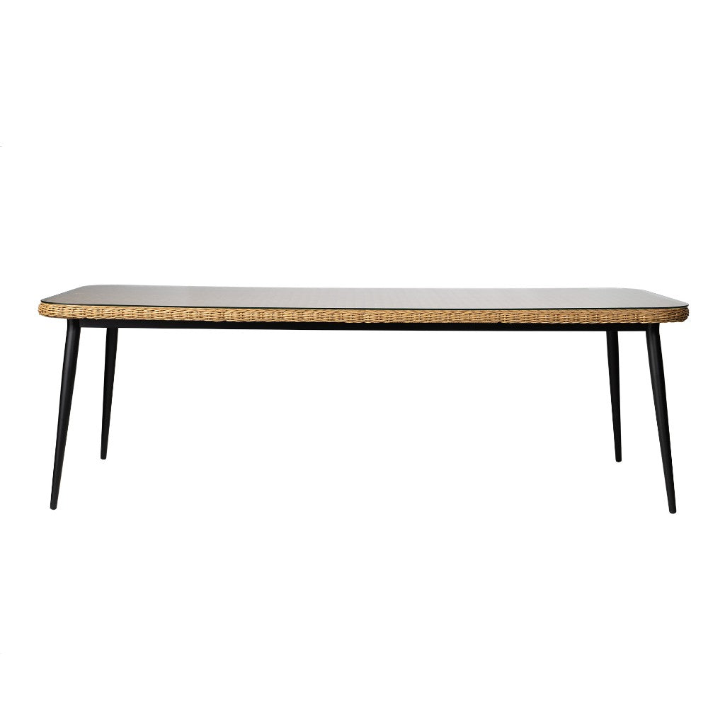 Galloway Rectangular Outdoor Dining Table-Outdoor Dining Tables-Lloyd Flanders-LOOMLAN